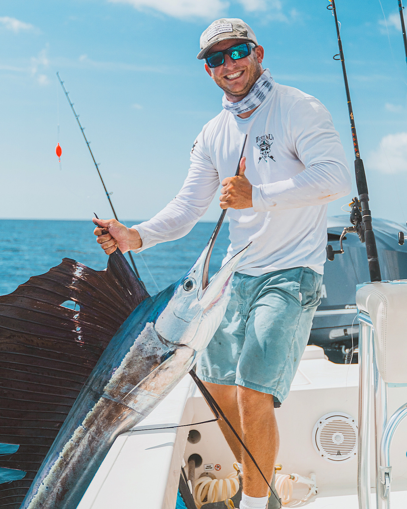 Pathfinder captain with sailfish